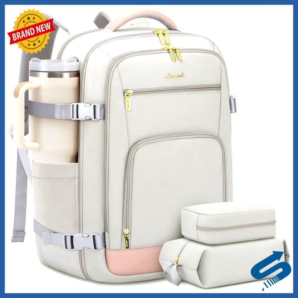 Travel Backpack 40L Carry On Flight Approved TSA Friendly Waterproof Daypack